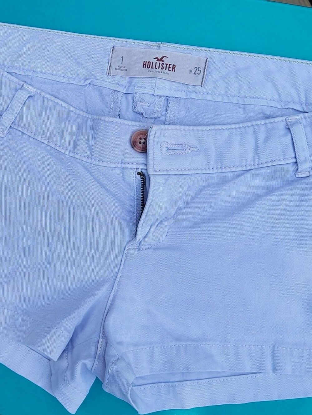Hollister Pale Lavender Women's Chino Shorts